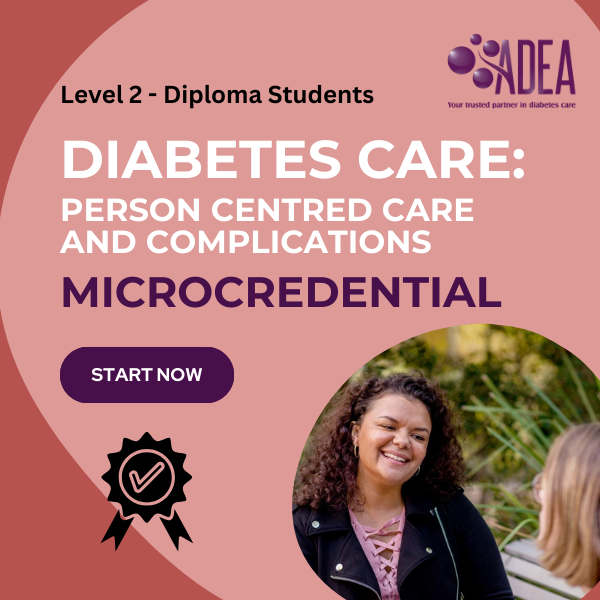 Diabetes Care: Person centred care and complications